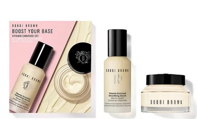 Bobbi Brown Base Facial Enriquecida com Vitamina Primer e Conjunto de Sérum Suavizante Novo Na Caixa - Imagem 1 de 4