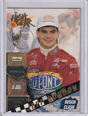 Jeff Gordon Autograph 238/1500 Auto 1994 Wheels High Gear Busch Clash Champion - Image 1 of 2