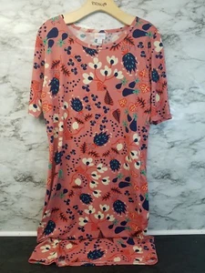 LuLaRoe Julia Dress Pink Floral Womens XL #29 - Picture 1 of 3
