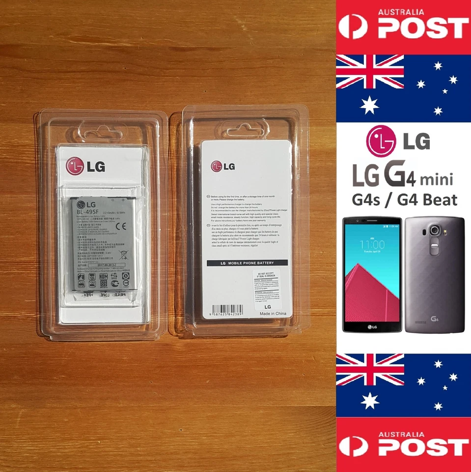 Genuine Retail LG G4 mini Original Battery BL-49SF 2210mAh Good Quality - Local - Image 1 of 4