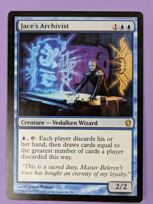 MTG Magic The Gathering: Commander 2013: Jace's Archivist #48/356 Rare - NM - Image 1 of 2