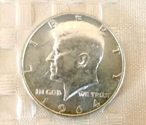 1964 Kennedy Silver Half Dollar - Picture 1 of 2