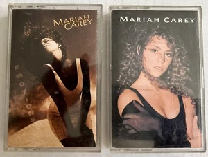 Mariah Carey - 2 Cassette Tape Lot - Self Titled 1990 & Emotions 1991 - Picture 1 of 8