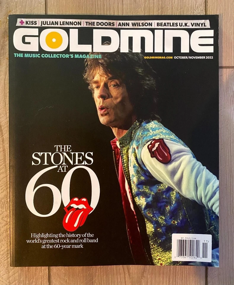 GENE SIMMONS Interview ROLLING STONES Doors GOLDMINE Magazine Oct Nov 2022 KISS - Image 1 of 1