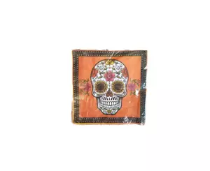 Halloween Día de los Muertos Calavera de Azúcar Esqueleto Almuerzo Servilletas Floral 20 Ct. - Imagen 1 de 1