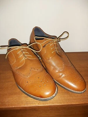 Bruno Marc Mens shoe sz 13 M Brown Leather Lace Dress Casual Oxford Florence-1 - Изображение 1 из 4