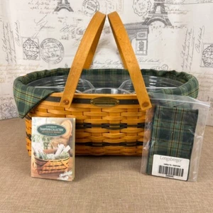 Longaberger 1999 Traditions Collection Großzügigkeitskorb mit Einlage & Protektoren - Bild 1 von 9
