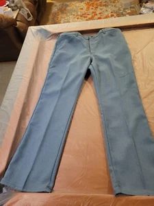 Mens Lee Vintage Polyester Boot Cut Jean Light Gray 42x32 - Picture 1 of 3