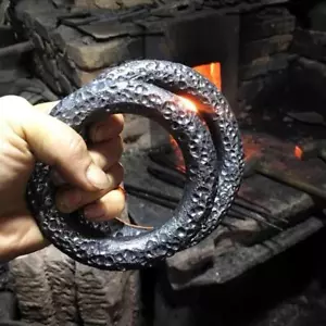 Anillos de entrenamiento para antebrazo forjados a mano anillos de hierro Hong Quan Kungfu (solo una pieza) - Imagen 1 de 12