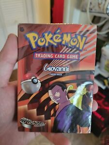 Pokemon Giovanni Theme Deck Gym Challenge Sealed Cards Complete