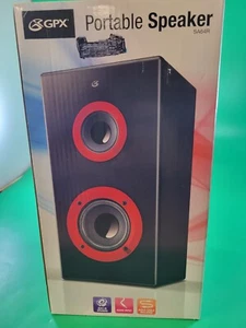 GPX Portable Speaker - New Audio Accessories Portable SA64R - Picture 1 of 5