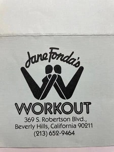 Folleto de clases escolares de estudio de Jane Fonda's Workout de 1980 _ INUSUAL - Imagen 1 de 3