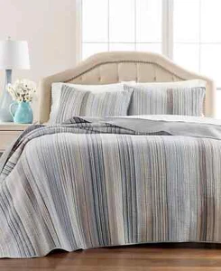 Martha Stewart Collection Charleston Stripe Yarn Dye King Sham - Picture 1 of 1