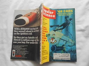 POPULAR SCIENCE Magazine-JULY,1967-'68 CARS-SECRET COLOR PHOTOS & LATEST NEWS - Picture 1 of 1
