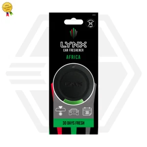 Lynx AFRICA 3D Hanging Car Air Freshener Fragrance Scent 61004A - Picture 1 of 2