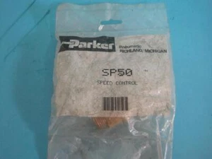 BRAND NEW PARKER SP50 BRASS SPEED CONTROL VALVE REPLACEMENT PART - Picture 1 of 5