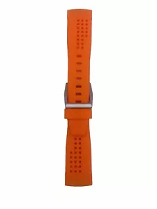 Locman Strap With Rubber Buckle Orange Stealth 300m Rf215 Very Discounted New - Picture 1 of 4