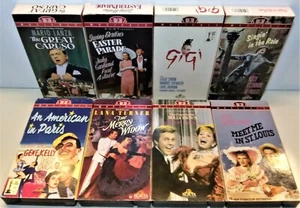 Lot of 8 MGM MUSICALS (VHS TAPES) Singin in the Rain, Gigi, Easter Parade... - Picture 1 of 4