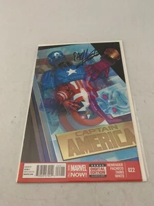 Captain America #022 Signed By Carlos Pacheco 2014 Marvel Comics #GL GA 2452 - Picture 1 of 7