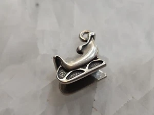 SELTEN NICHT MEHR PRODUZIERT James Avery Weihnachtsschlitten Weihnachten Charm 0,53' - Bild 1 von 7