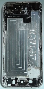 OEM Rear Housing - Vibrator Motor - WiFi Antenna - Power Switch/LED - iPhone 5S - Picture 1 of 3