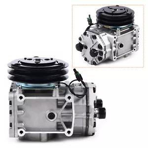 Compresor de aire acondicionado York ET210L-25073C para Freightliner Peterbilt Kenworth 10,3 L - Imagen 1 de 9