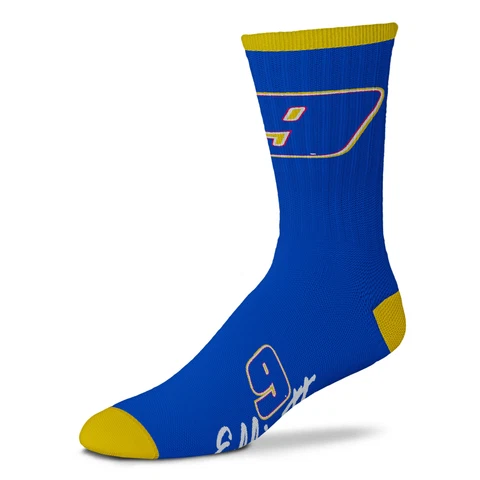 For Bare Feet Chase Elliott Old Skool Crew Socks Cover