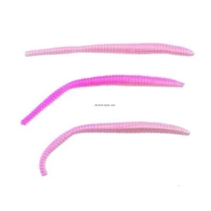 Berkley Powerbait Floating Trout Worm Souple Appât 3 " Rose Alose 15/Pk - Photo 1/1