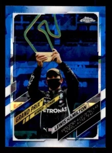 2021 Topps Chrome Formula 1 Saphire Refractor #139 Lewis Hamilton GP Winner - Picture 1 of 2