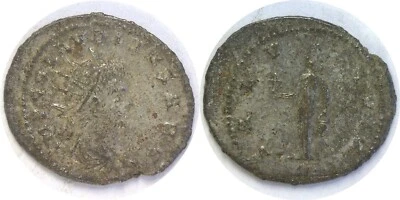 268-270 AD Roman Claudius II Gothicus Salus BI Antoninianus - Image 1 of 3