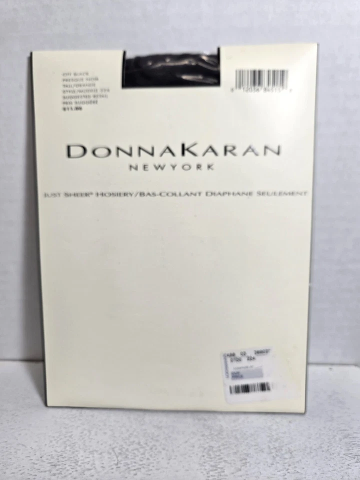 1 Par Donna Karan SANDALIA ULTRA TRANSPARENTE Control Top Medias Pantimedias TEAK TALL Foto 1 de 1