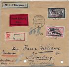 Memelgebiet 1922 - Flugpost - Eilbote - Einschreiben Heydekrug nach Nrnberg