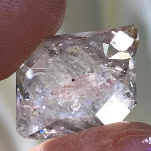 HERKIMER DIAMOND QUARTZ ANGEL PORTAL W BABY CRYSTAL *3 - Picture 1 of 7