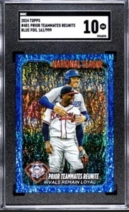 Topps 2024 Series 2 National League Freeman Albies Blue Foil /999 - Picture 1 of 2