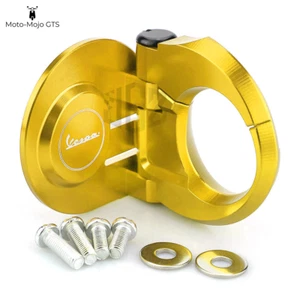 Gancho bolsa Vespa GTS GTV GT 125 200 250 300 dorado - Imagen 1 de 7