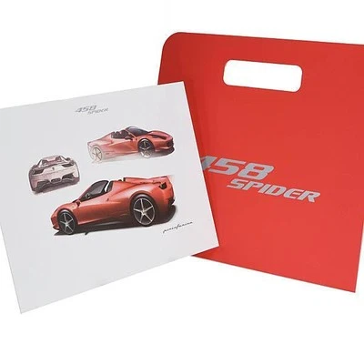 Ferrari 458spider lithograph genuine Foto 1 de 4