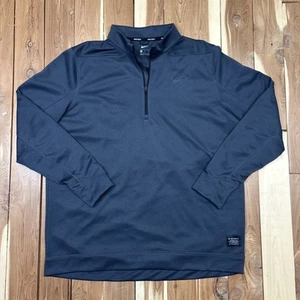 Pullover Nike Golf Para Hombre XL Gris Cuarto Cremallera Gran Forma - Imagen 1 de 11
