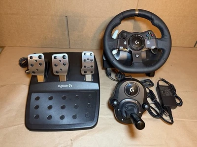 Volante de corrida Logitech G920 Driving Force com pedais e câmbio *Leia* - Imagem 1 de 4