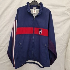 Adidas Vintage 80s Mens Track Jacket Spell Out Firebird Trefoil 36/38 UK m - Picture 1 of 13