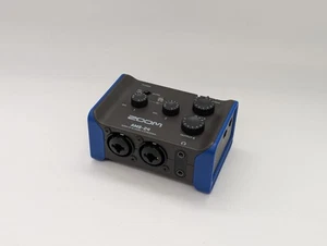 Zoom AMS-24 audio interface music recoding streaming USB-C XLR input black/blue - Picture 1 of 14