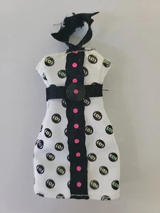 Monster High Ersatz Operette Skultimate Roller Maze weiß Neckholder Kleid - Bild 1 von 2