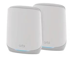NETGEAR - Orbi 750 Series AX5200 Tri-Band Mesh Wi-Fi 6 System (2-pack) - White - Picture 1 of 11