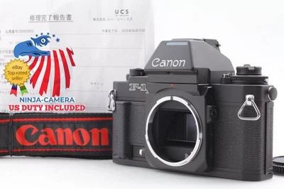 CLA'd Overhauled [Unused] Canon New F-1 F1 AE Film Camera Body From JAPAN - Image 1 of 4