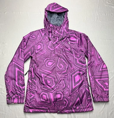 Volcom Ayers Insulated Jacket Womens Snowboard Ski 15k Waterproof Medium Purple - Image 1 of 4
