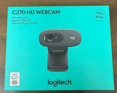 Logitech C270 Web Camera (960-000694) - NUOVO - Immagine 1 di 2