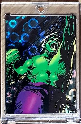 1992 Marvel Silver Surfer Prisma Karte 20 THE HULK. - Bild 1 von 3