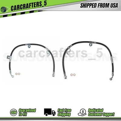 Mangueira hidráulica de freio dianteira esquerda e direita para 1999-2001 Hyundai Sonata 2.5L - Imagem 1 de 4