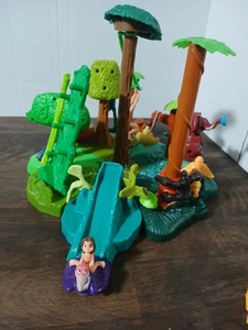 Complete Set McDonald's 2000 TARZAN Chain Reaction JUNGLE SCENE Burroughs - Picture 1 of 6