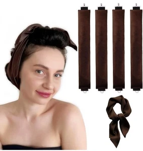 Heatless Curling Headband Set | No-Heat Overnight Curls | 4 Rods - Picture 1 of 5