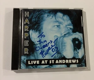 SIGNED! HARPER Live At St. Andrews CD BLUES MUSIC - Free Aus Post! Case Damaged - Picture 1 of 5